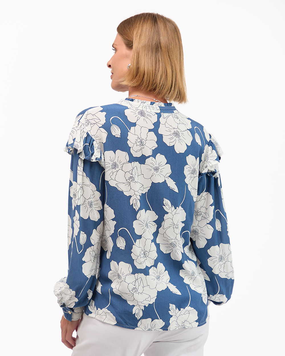 Blusa-Mujer-Agnes-Print-Acero-Lavanda-S