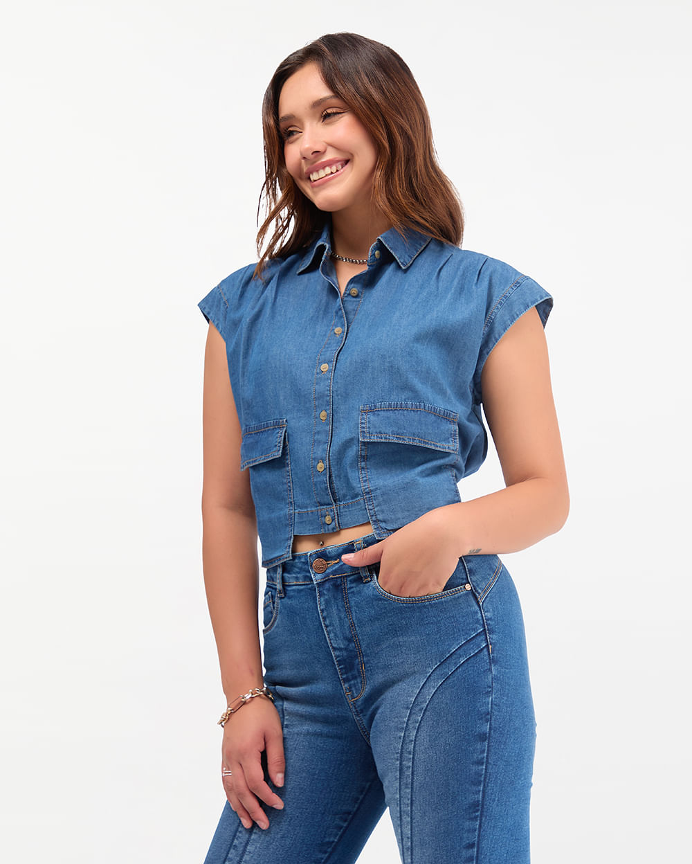 Blusa-Mujer-Laia-Total-Cristal-Green-S