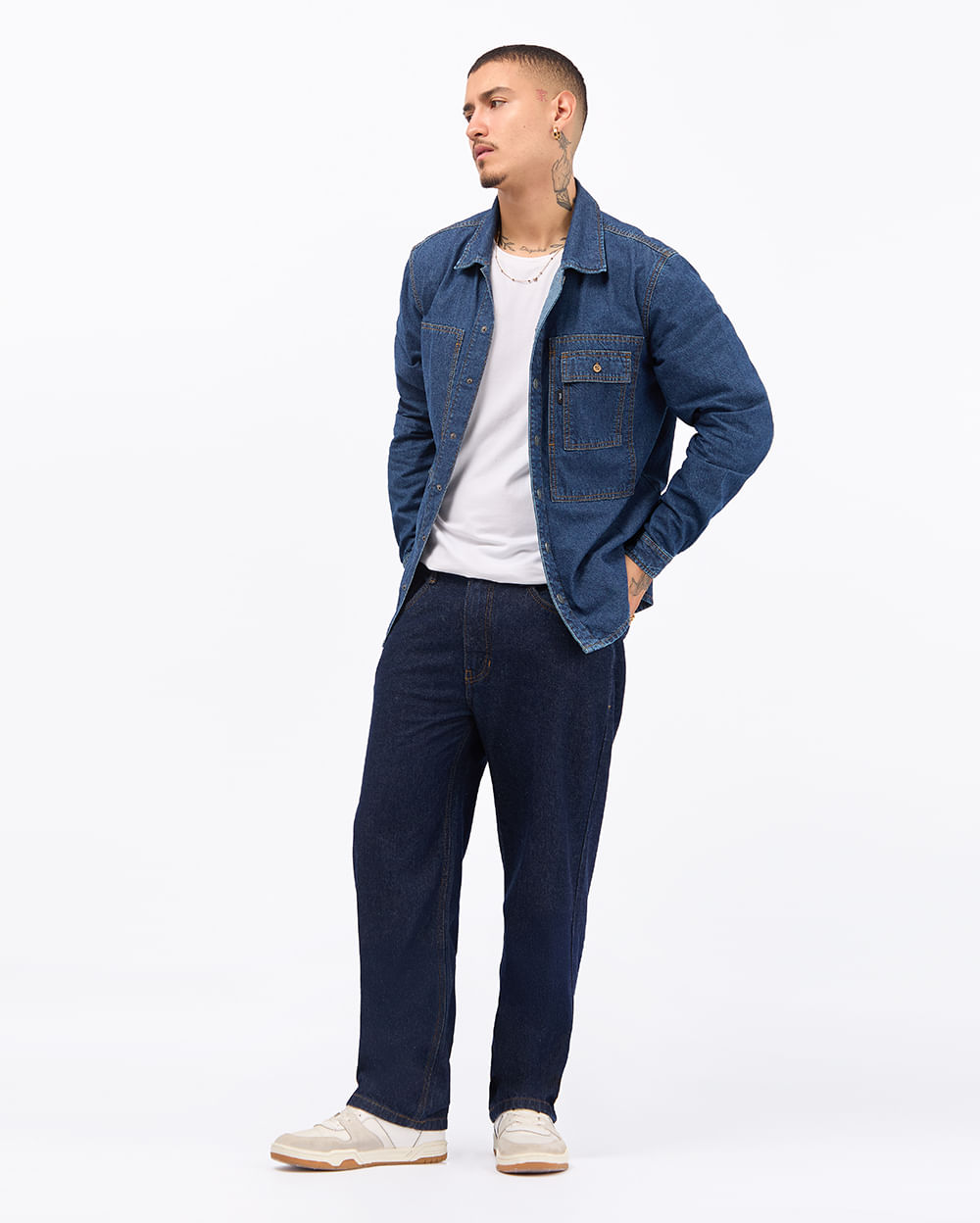 Camisa-Hombre-Derek-Total-Smock-Blue-M