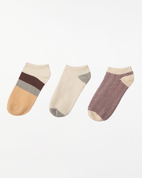 Calcetines Pack X 3 Mujer Lili Coco Melange