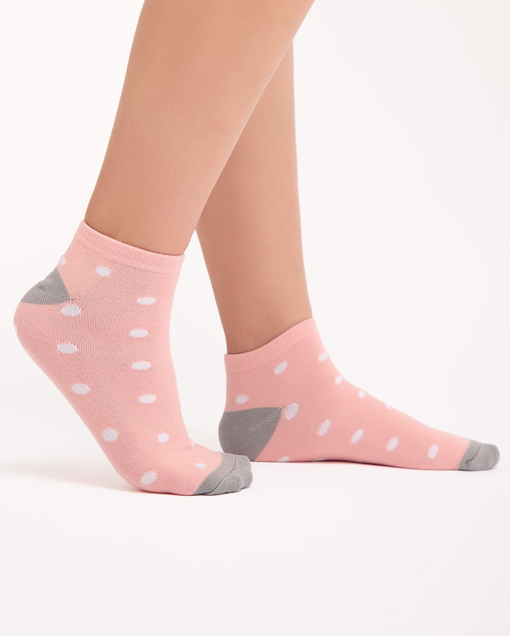 Calcetines-Pack-X-3-Mujer-Lili-Melange-Blanco-Palorosa-U