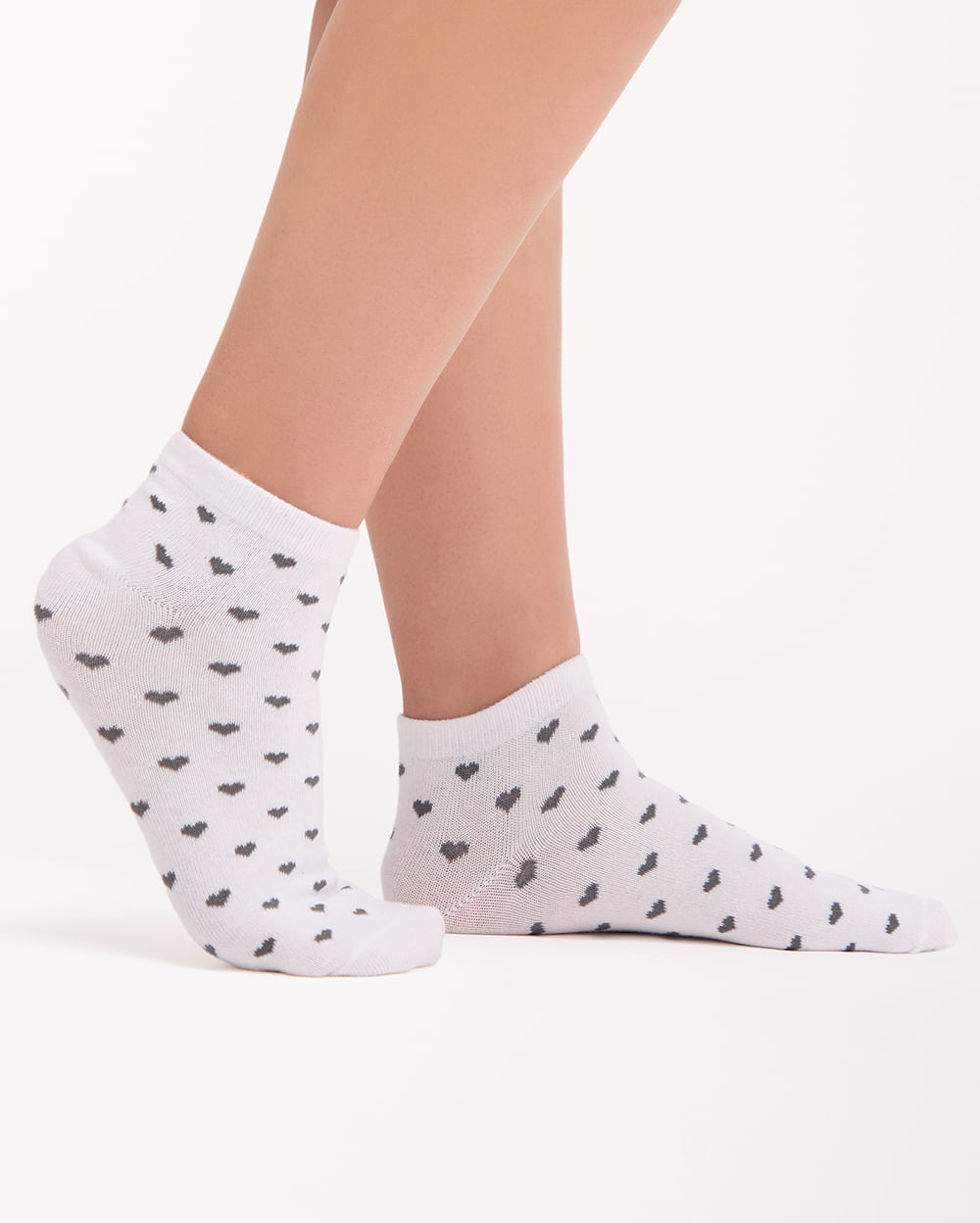 Calcetines-Pack-X-3-Mujer-Lili-Blanco-Negro-Melange-U