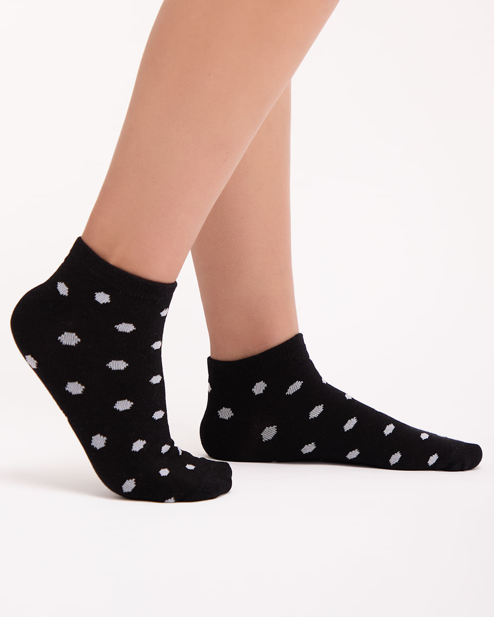 Calcetines-Pack-X-3-Mujer-Lili-Blanco-Negro-Melange-U