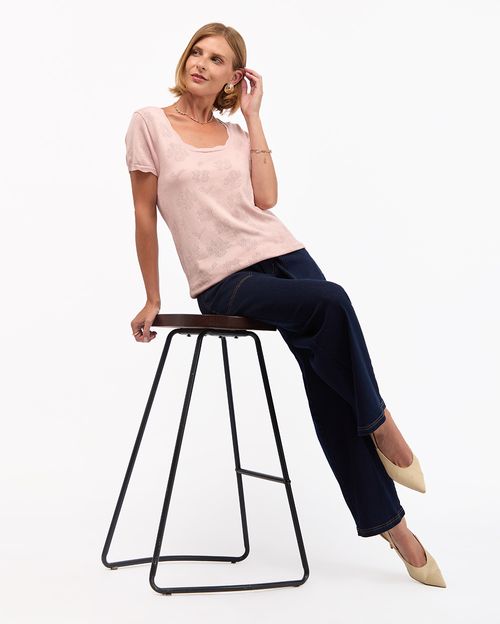 Polo Mujer Martina Rosado Agua