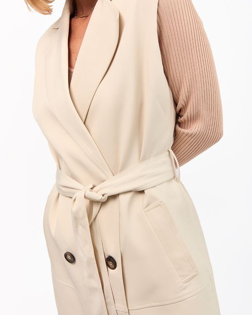Chaleco Mujer Saory Beige Arena