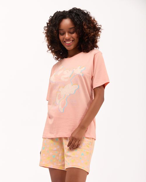 Polo De Pijama Mujer Flavia Melon Apricot