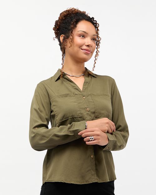 Blusa Mujer Miluska Verde Petroleo