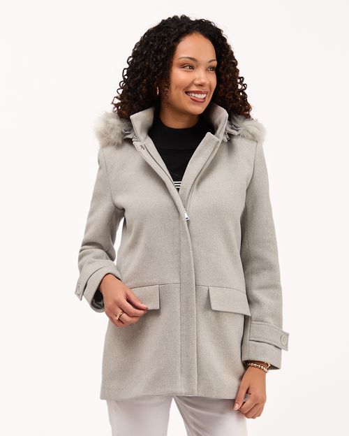 Abrigo Mujer Elena Gris