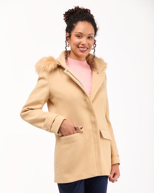 Abrigo Mujer Elena Beige