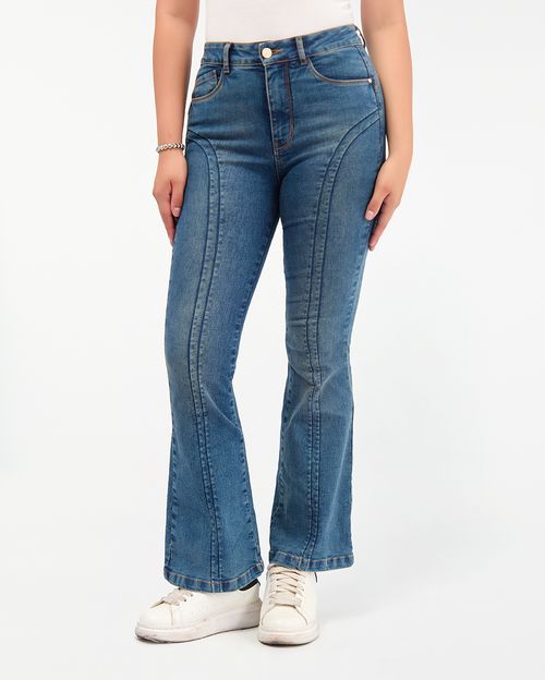 Jean Mujer Sandy Total Faded Blue
