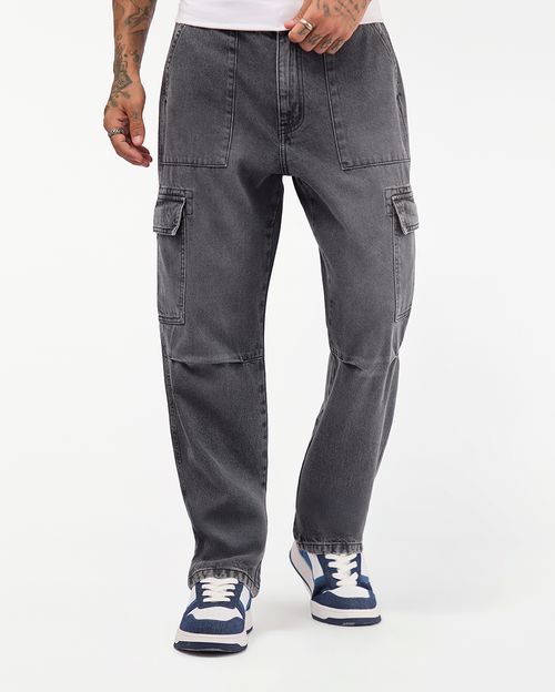 Jean Hombre Crook Total Dark Grey