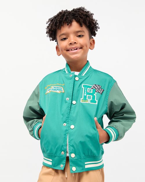 Casaca Niño Jairo Verde Cadmiun