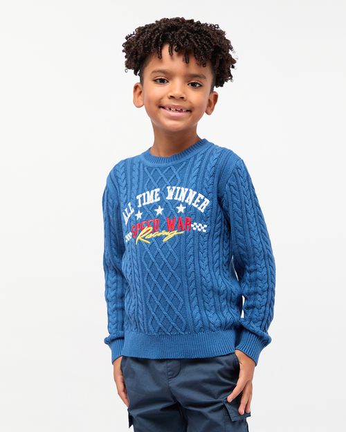 Chompa Niño Saul Azul Persa