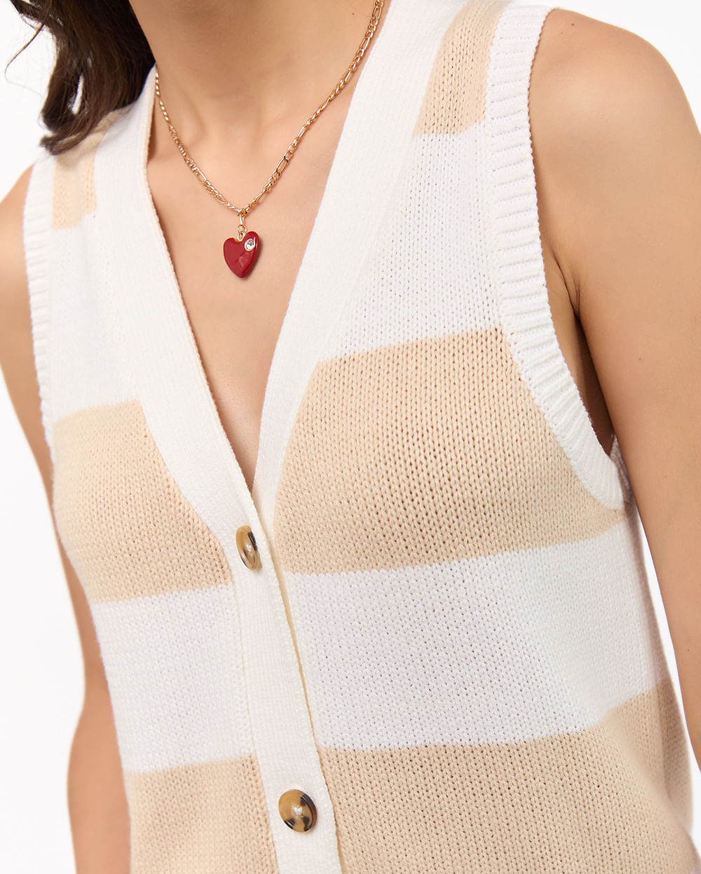 Chaleco-Mujer-Danaely-Beige-S