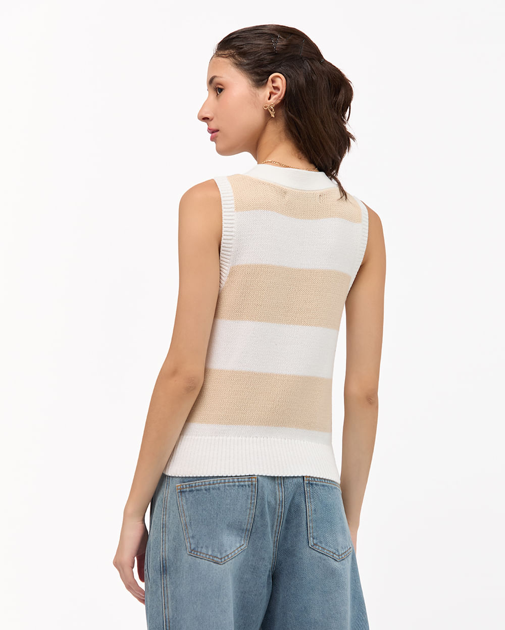 Chaleco-Mujer-Danaely-Beige-S