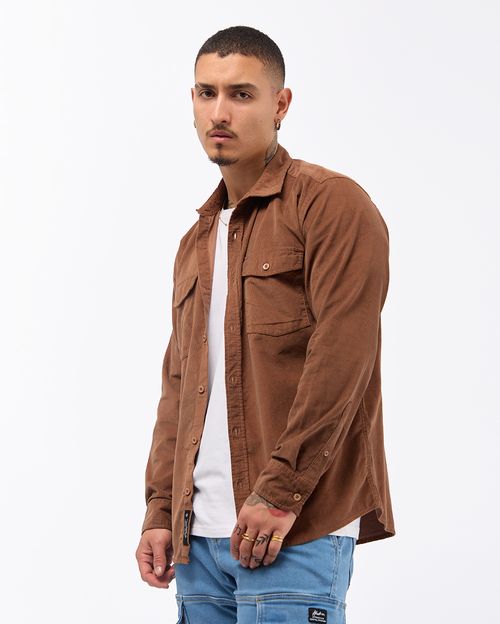 Camisa Hombre Duroy Beige Latte