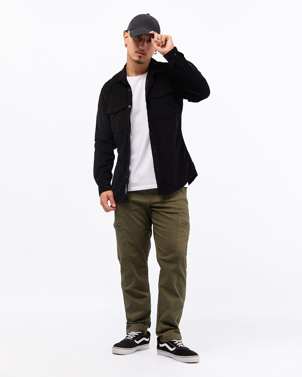 Camisa-Hombre-Duroy-Negro-M