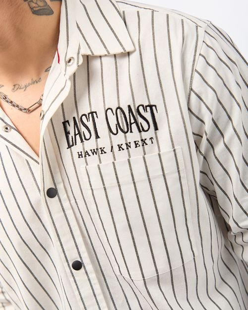 Camisa Hombre Coast Blanco Optico