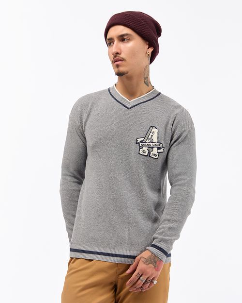 Chompa Hombre Renato Gris Melange