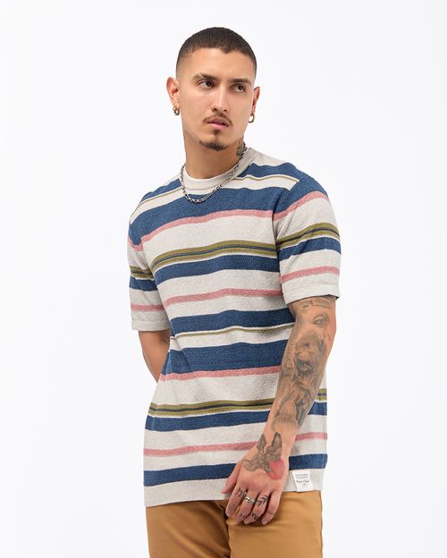 Polo Hombre Castel Crema Pastel
