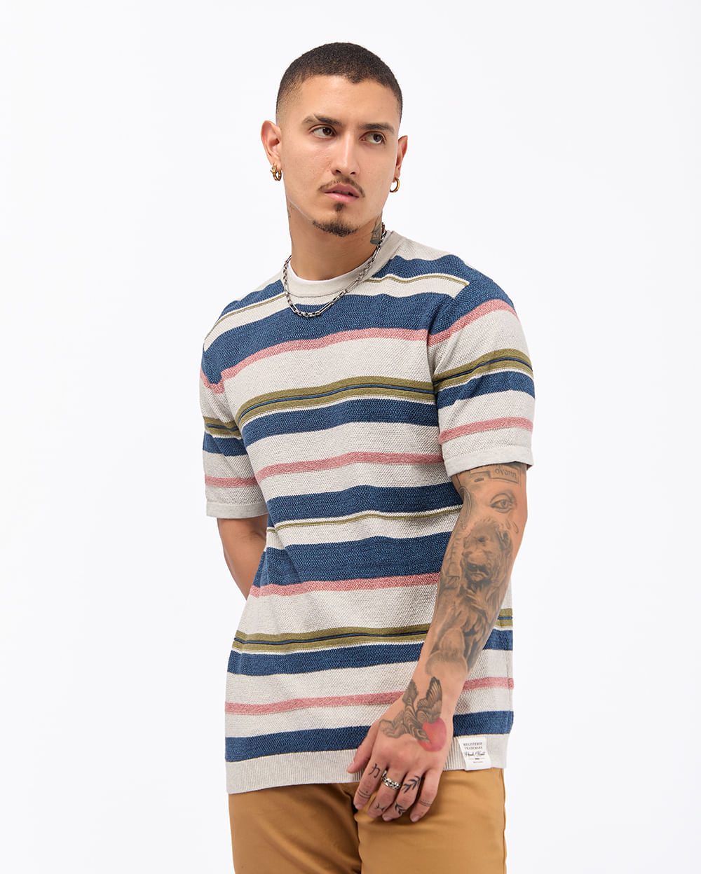 Polo-Hombre-Castel-Crema-Pastel-M