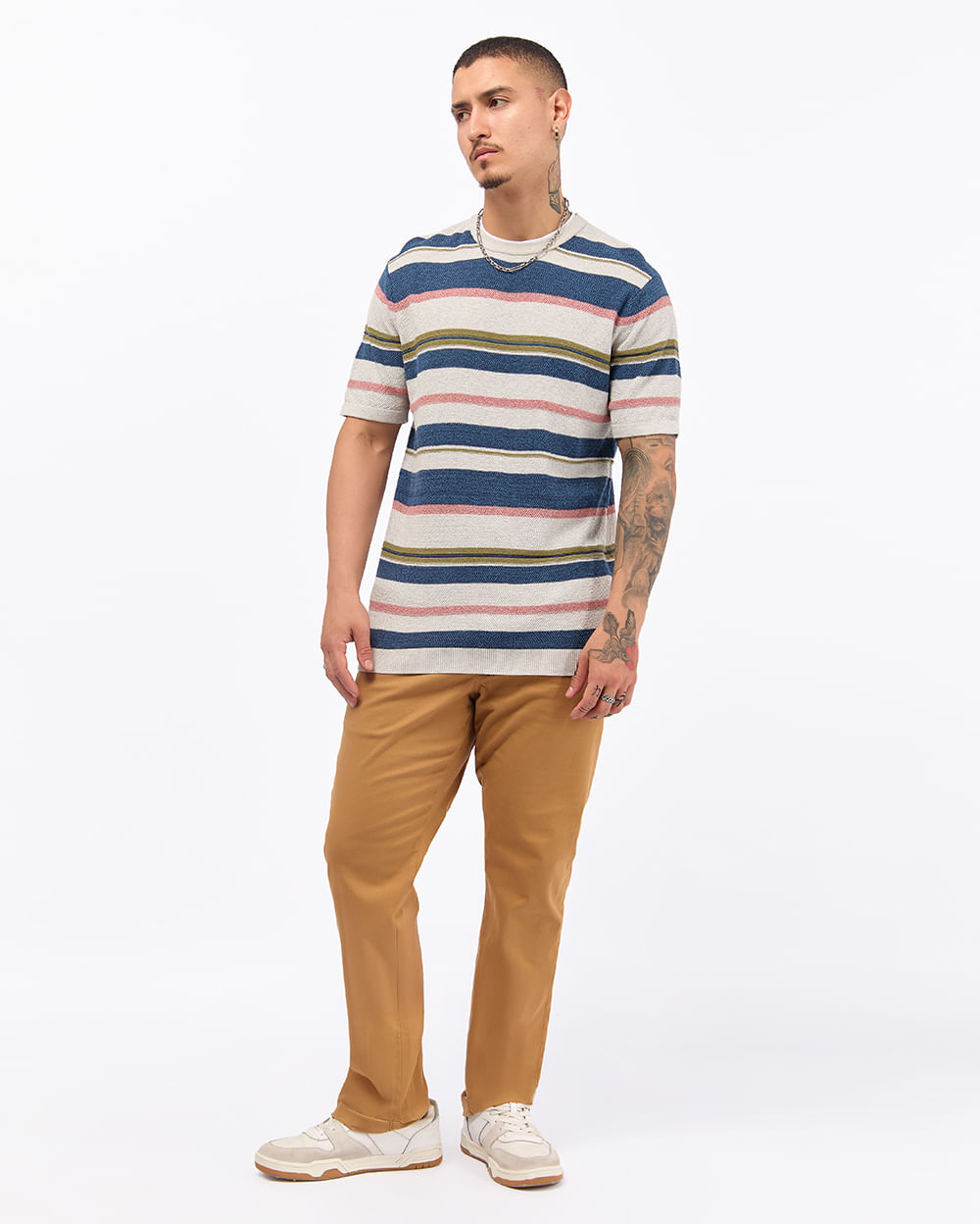 Polo-Hombre-Castel-Crema-Pastel-M