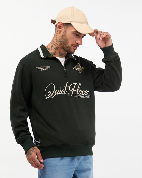 Polera Hombre Loud Verde Storm