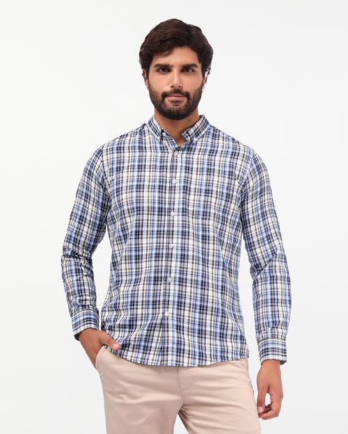 Camisa Hombre Piedro Acero Oscuro