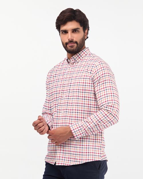 Camisa Hombre Piedro Rojo Dark Poly
