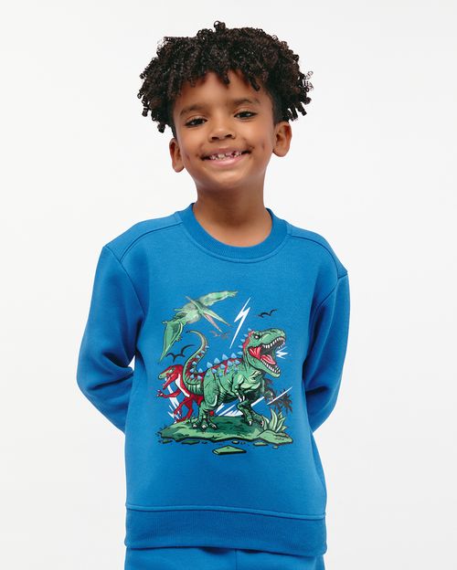 Polera Niño Franklin Azulino Brillante