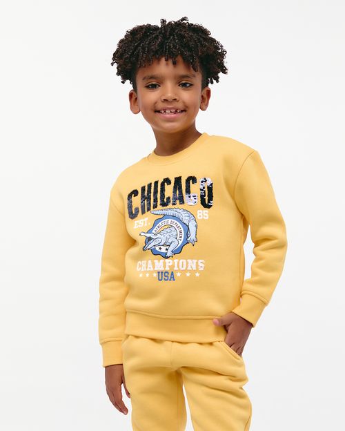 Polera Niño Lucio Amarillo Oro