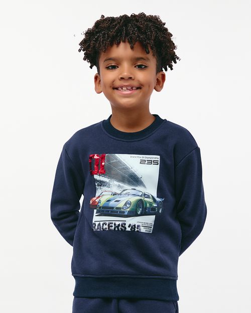 Polera Niño Lucio Azul Dutty
