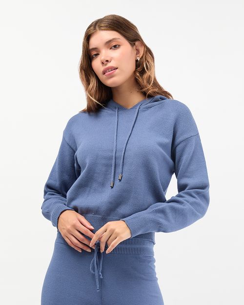 Polera Mujer Litzy Azulino French