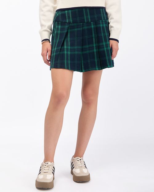 Falda Mujer Dalisia Verde Esmeralda