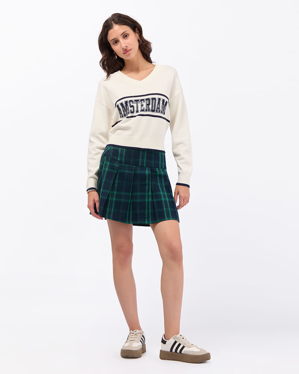 Falda-Mujer-Dalisia-Verde-Esmeralda-S