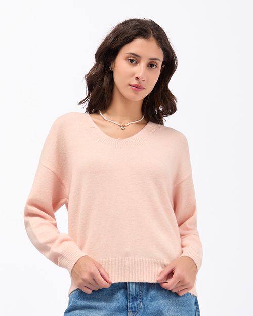 Chompa Mujer Elizabeth Rosado Cristal