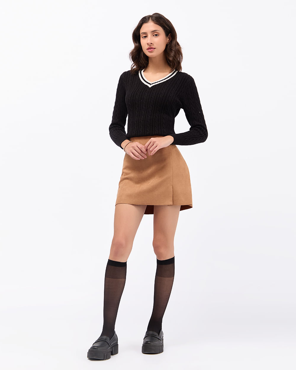Falda-Mujer-Elda-Camel-S