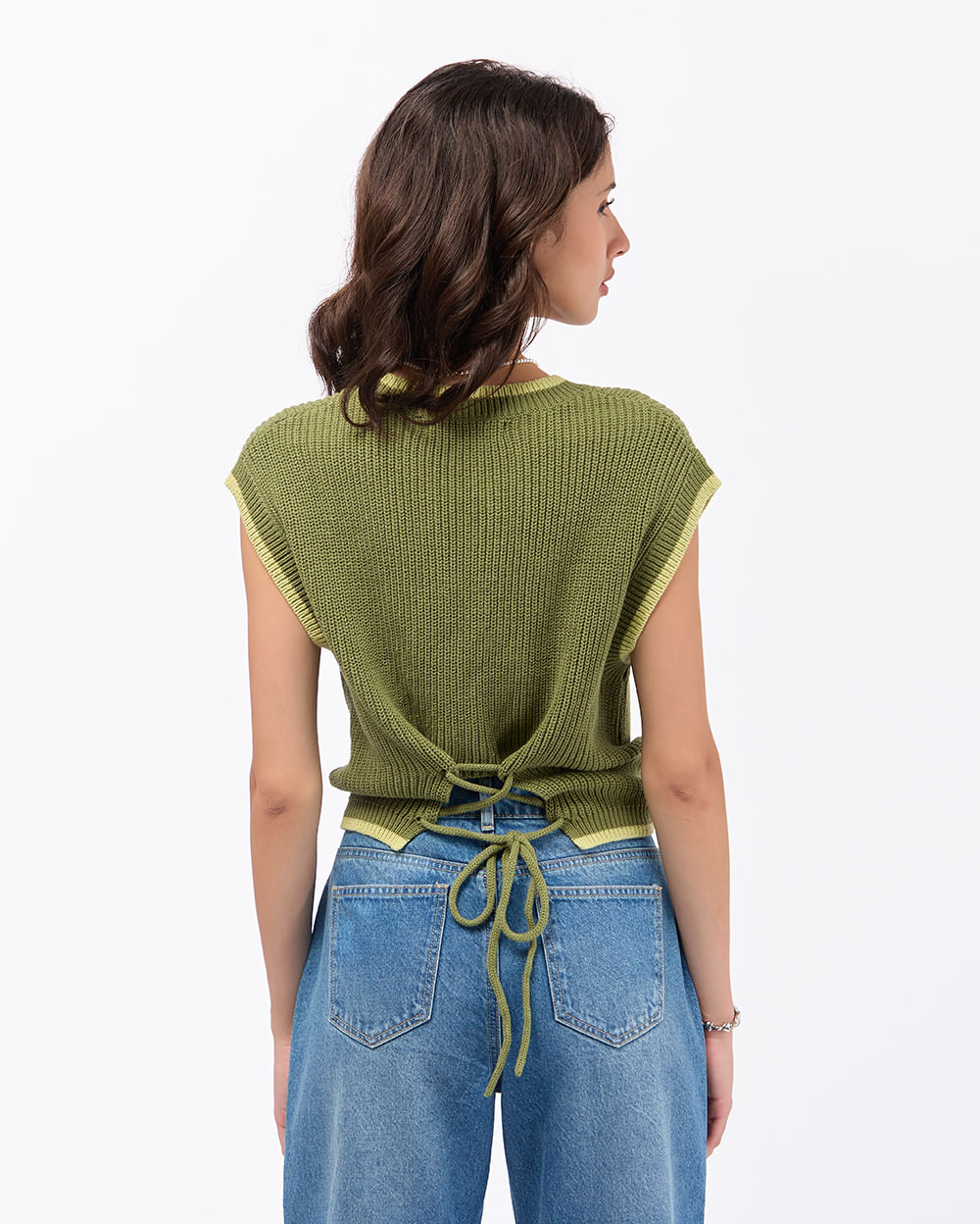 Chaleco-Mujer-Elia-Verde-Olivo-S