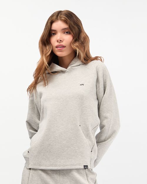 Polera Mujer Isabella Gris Melange