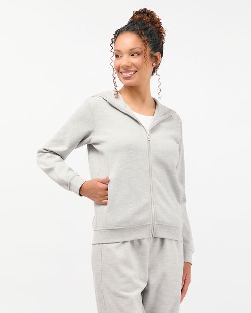 Casaca Mujer Marcela Grey Fit Poly