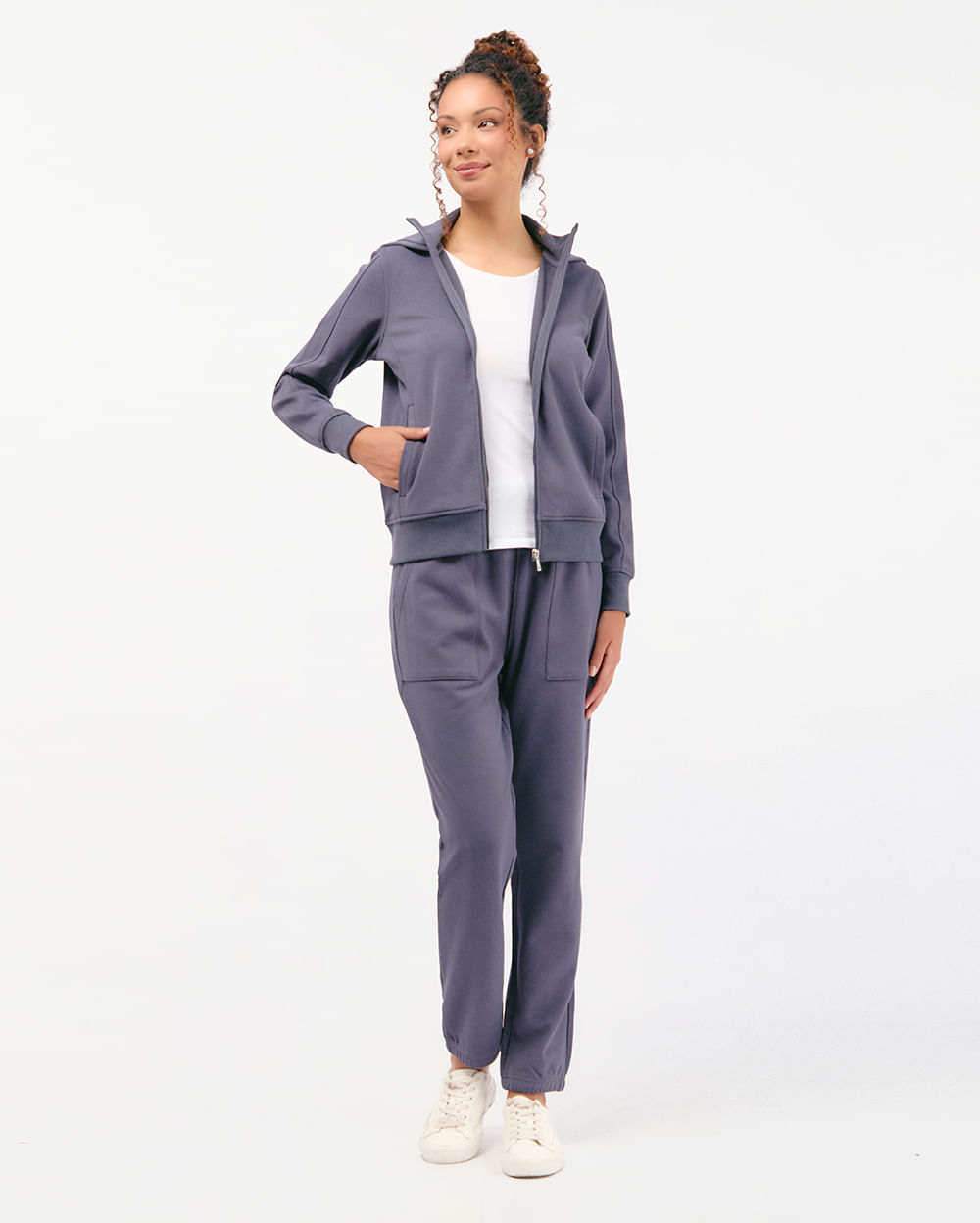 Casaca-Mujer-Clara-Gris-Noche-S