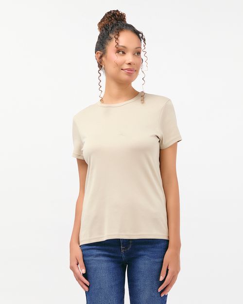 Polo Mujer Isa Beige Safari