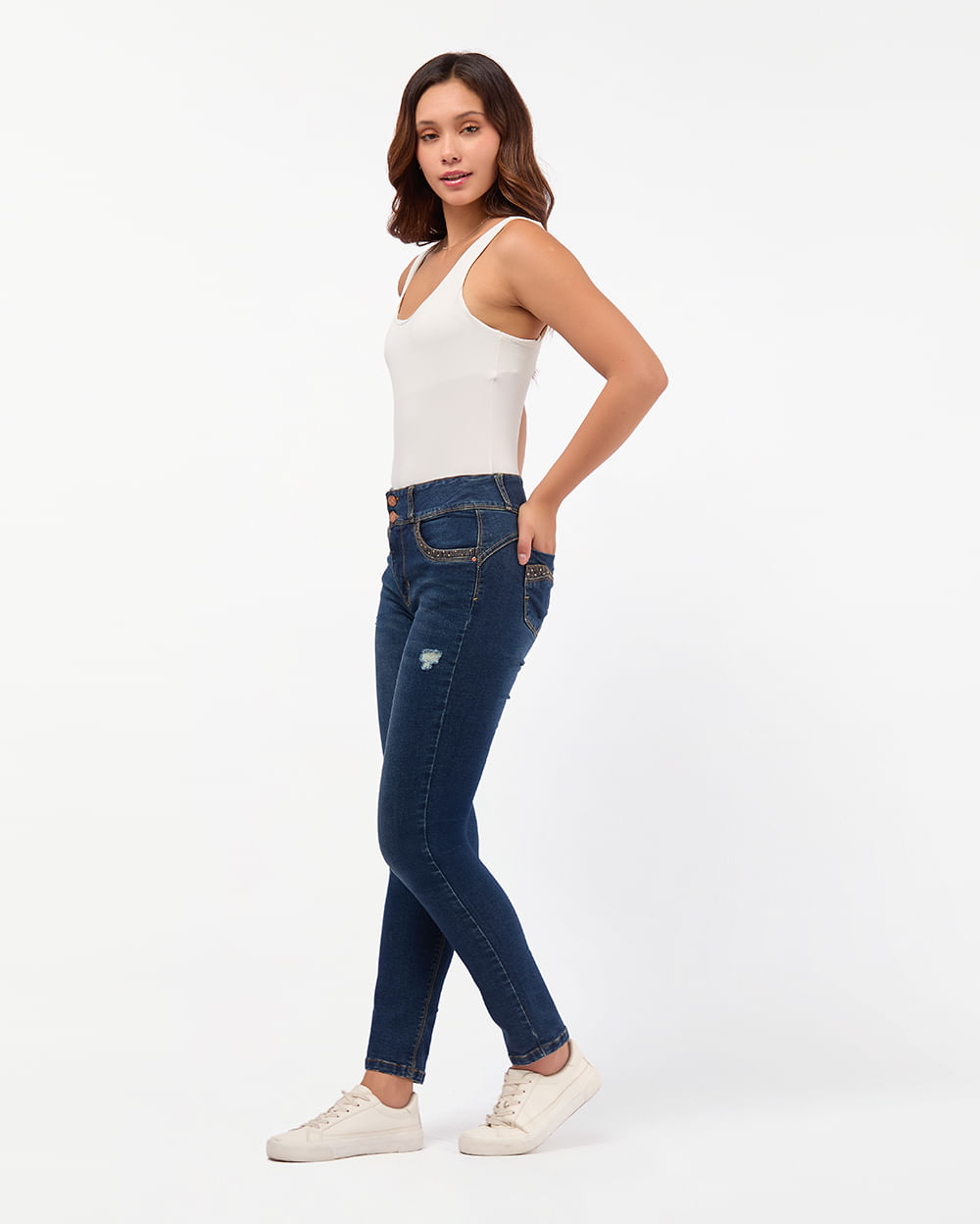 Jean-Mujer-Lara-Total-Stone-Green-28