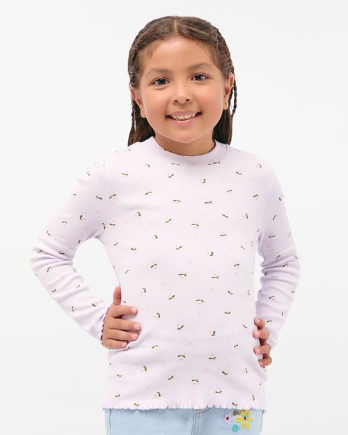 Polo Niña Xiomi Lila Violeta