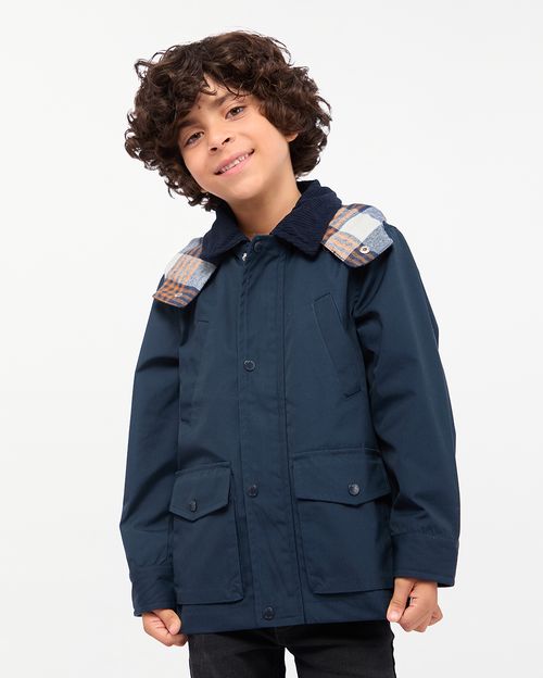 Abrigo Niño Angus Azul Persa