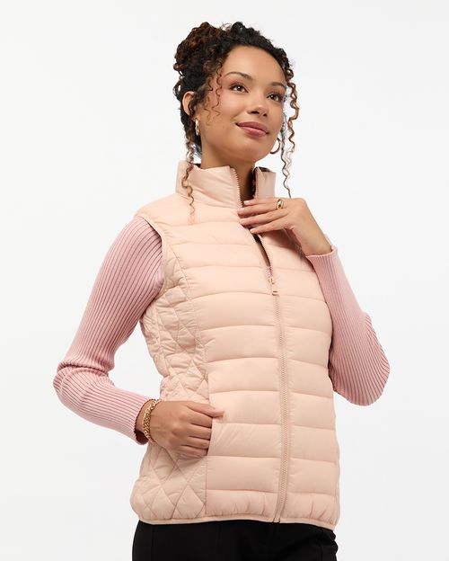 Chaleco Mujer Carola Rosa Vintage
