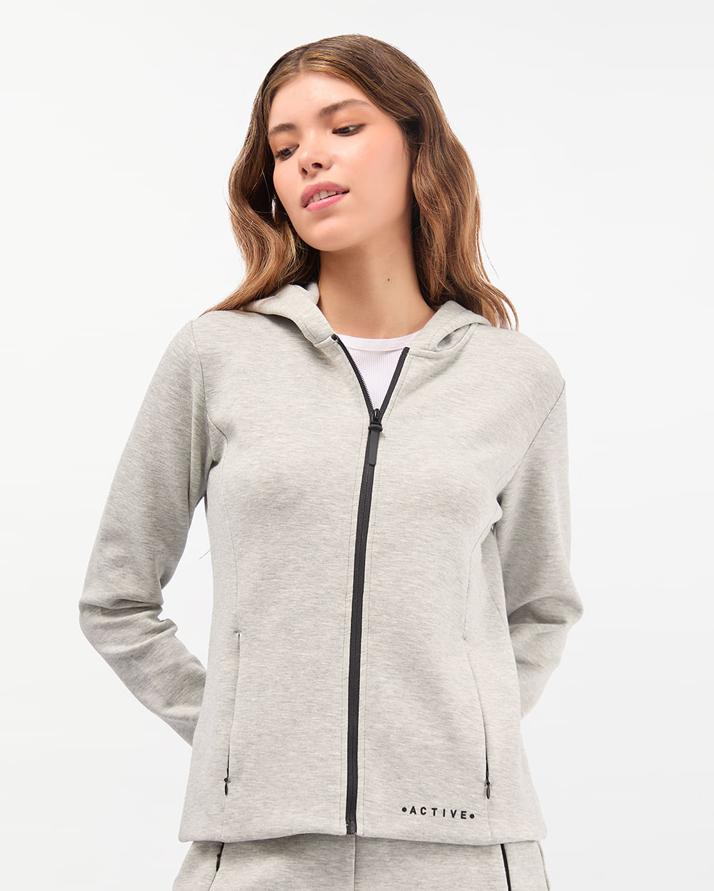 Casaca-Mujer-Bella-Gris-Melange-S