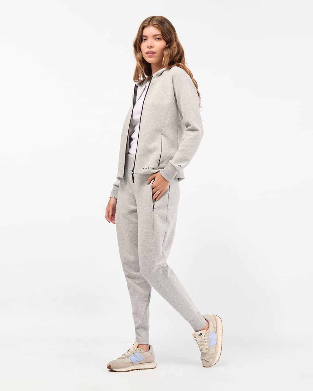Casaca-Mujer-Bella-Gris-Melange-S