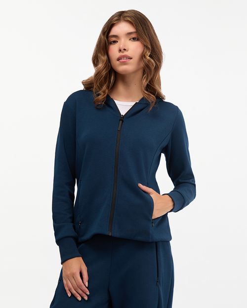 Casaca Mujer Bella Azul Sombra