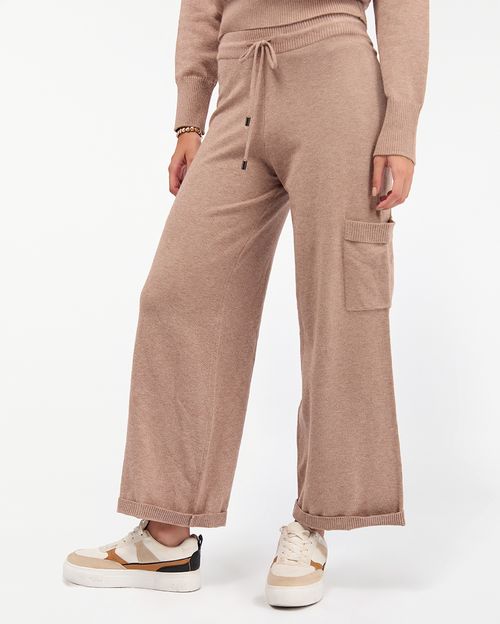 Jogger Mujer Itzy Beige Melange
